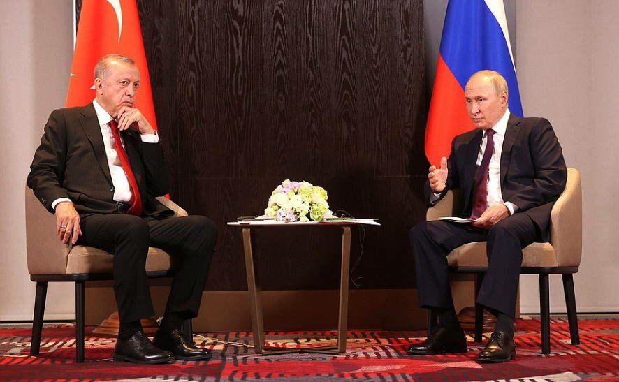 Встреча Владимира Путина с Президентом Турции Реджепом Тайипом Эрдоганом