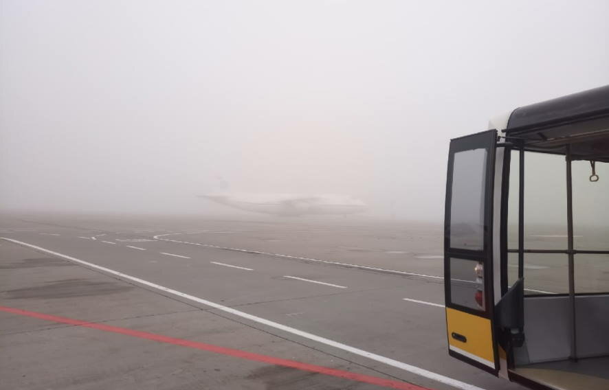 12 рейсов задержаны, 2 отменены из-за тумана в московском регионе