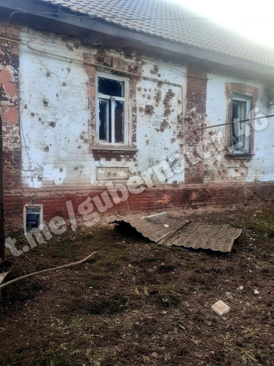 Сегодня утром ВСУ снова обстреляли посёлок Теткино