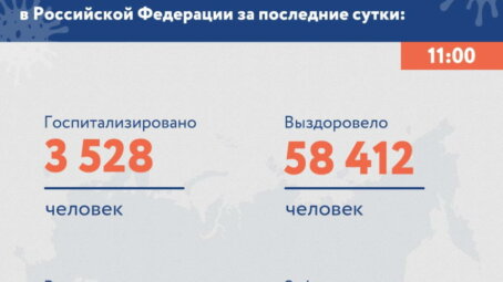 Оперативная информация по коронавирусу в России на утро 24 сентября