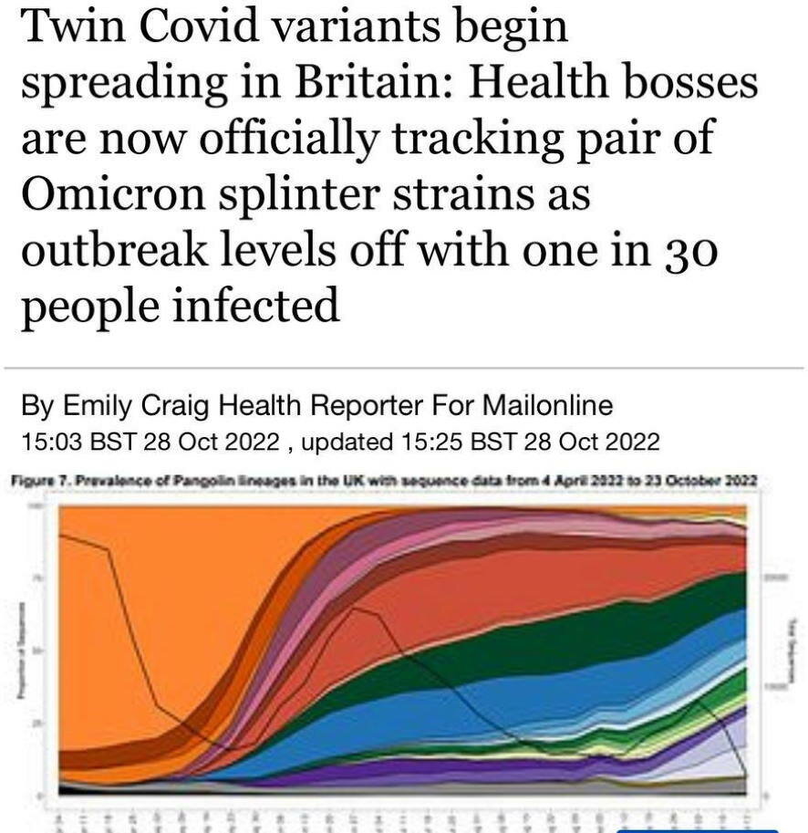 В Британии распространяются штаммы-близнецы коронавируса