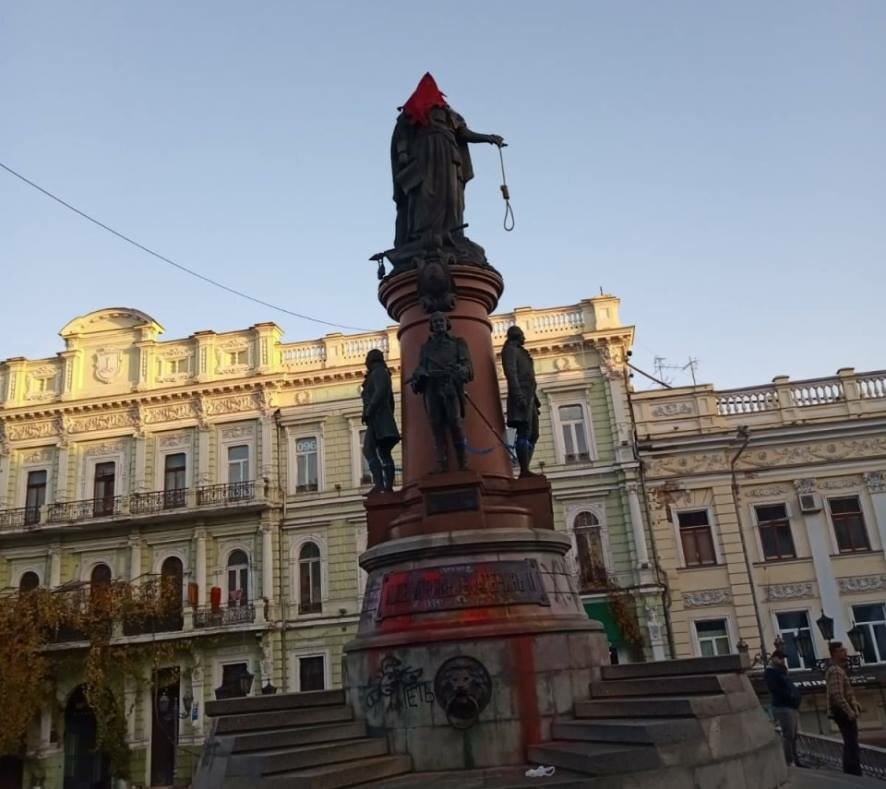 В Одессе скорее всего снесут памятник Екатерине II