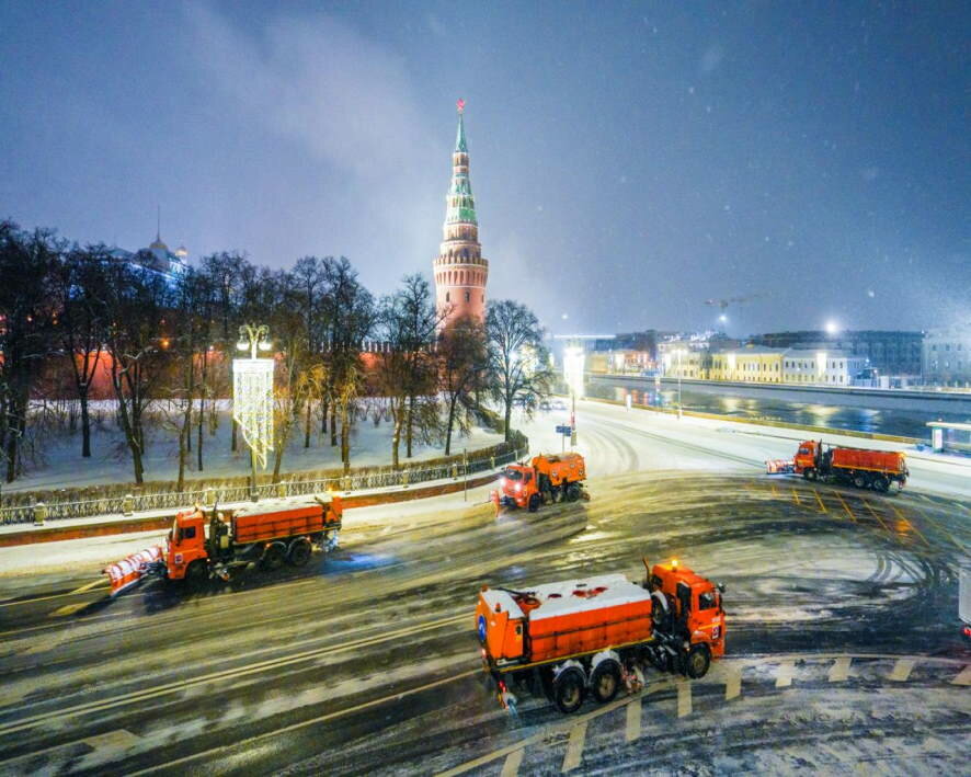 Городские службы Москвы работают в усиленном режиме из-за ожидаемого сильного снегопада