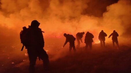 На месте возгорания буровой установки в Оренбургской области превышений ПДК не зафиксировано