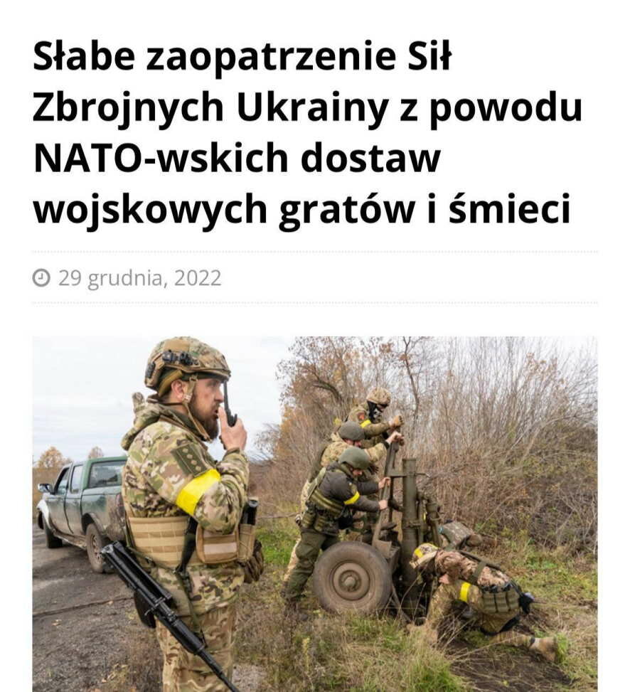 Поляки не скрывают – американцы очищают свои военные склады, отправляя на Украину откровенный металлолом