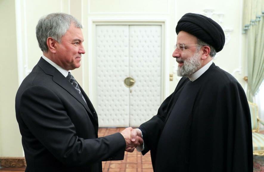Председатель ГД ФС РФ встретился с Президентом Ирана