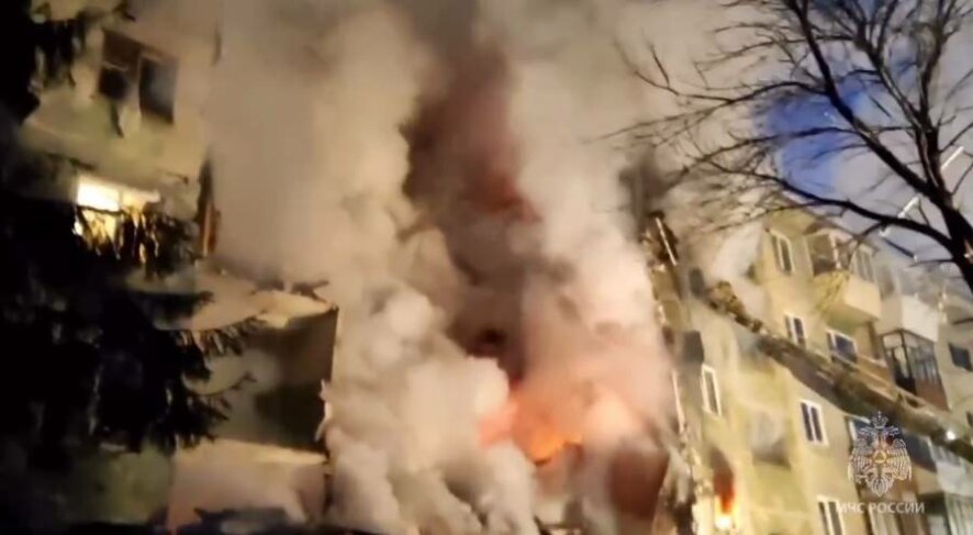 Уголовное дело возбуждено в связи с обрушением части жилого дома в Новосибирске в результате взрыва бытового газа