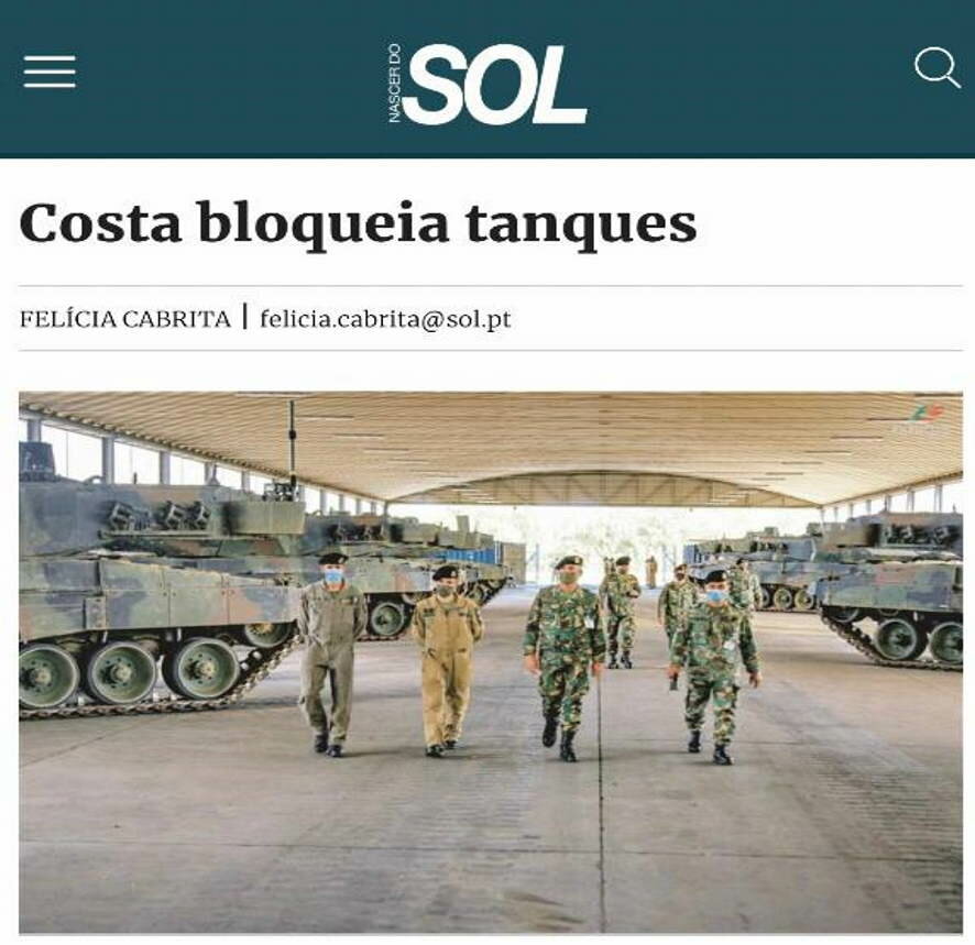 Португальская газета Sol: Вопреки тому, что было сказано ранее, Португалия не отправит танки Leopard 2 на Украину