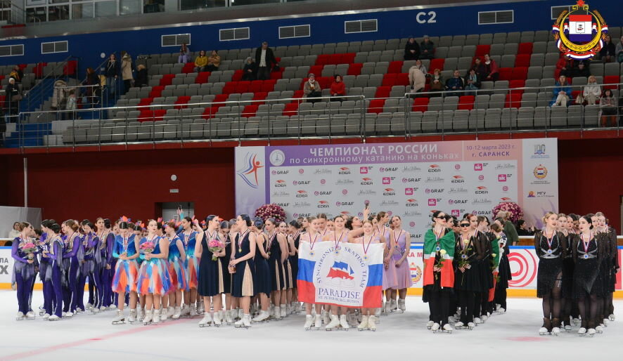 В Мордовии завершились Чемпионат и первенство России по синхронному катанию на коньках