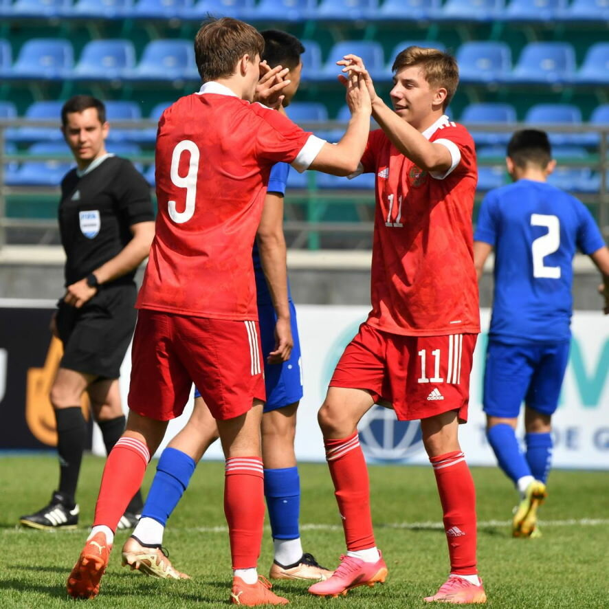 Юношеская сборная России U-19 завершила УТС, обыграв победителей Кубка Азии