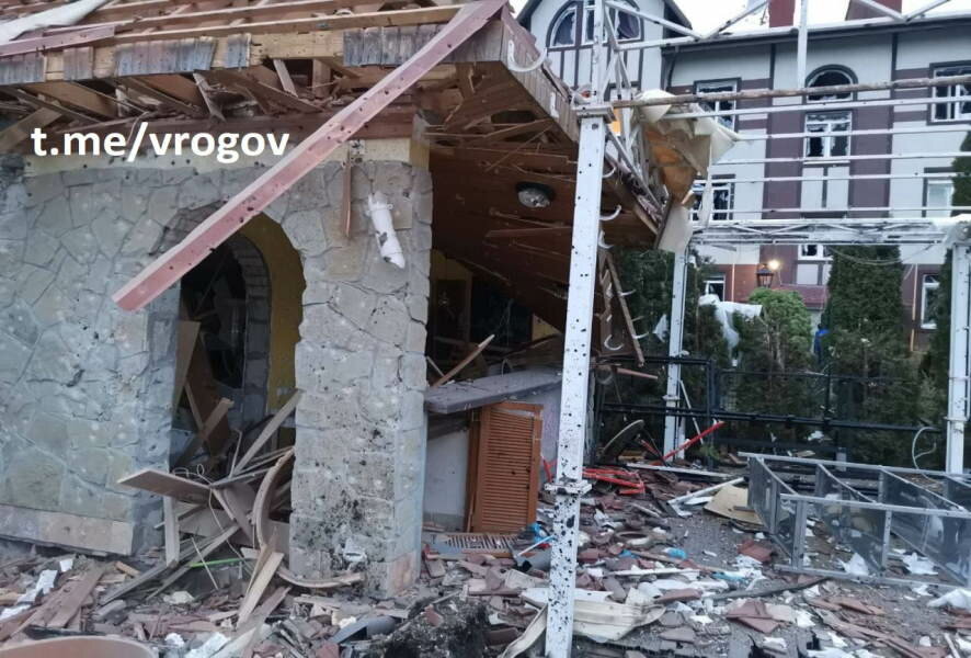 Владимир Рогов: рано утром был нанесён удар по ресторанному комплексу «Моника Беллуччи»