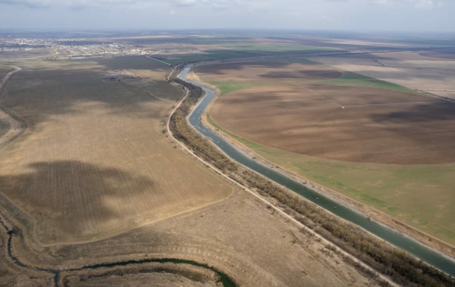 Пуск днепровской воды из Северо-Крымского канала планируется осуществить в апреле