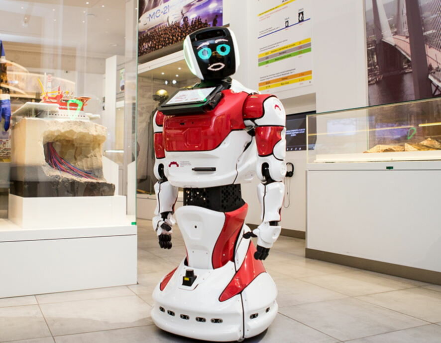 Три российских робота «Промобот» устроились на работу в музей