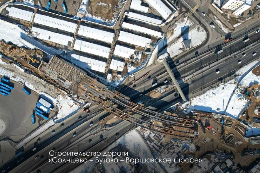 Собянин: Больше 360 км дорог построили в ТиНАО почти за 11 лет