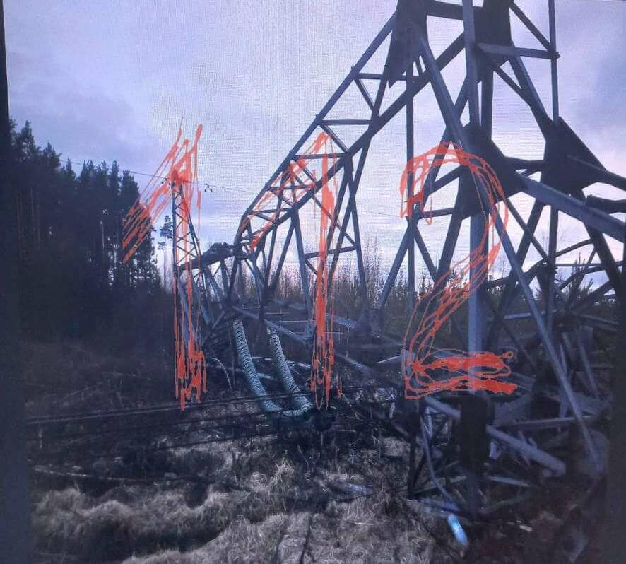 В час ночи отключился свет у всех жителей, получавших электричество от Ленинградской АЭС