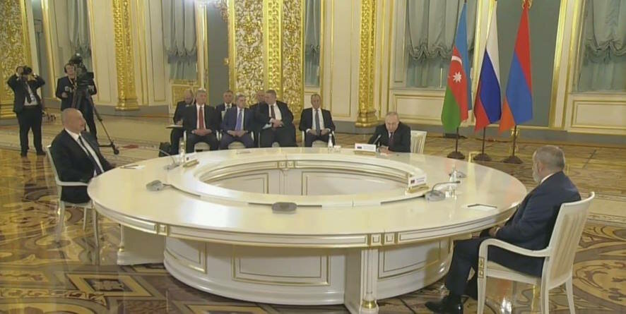 В Москве прошла трехсторонняя встреча лидеров России, Армении и Азербайджана