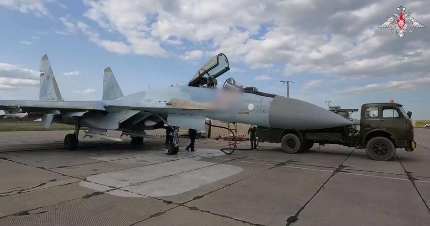 Экипаж Су-35 ВКС России обнаружил и уничтожил самолет ВСУ в зоне СВО