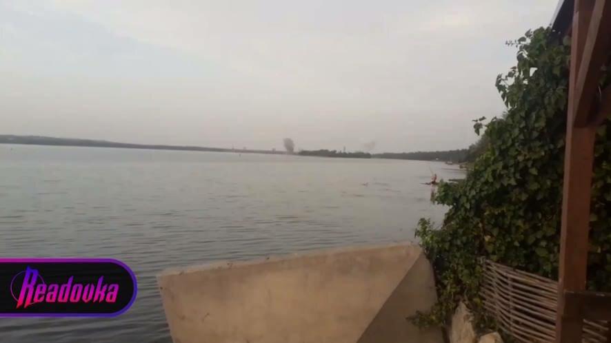 Появились кадры массированного обстрела Каховской ГЭС со стороны ВСУ
