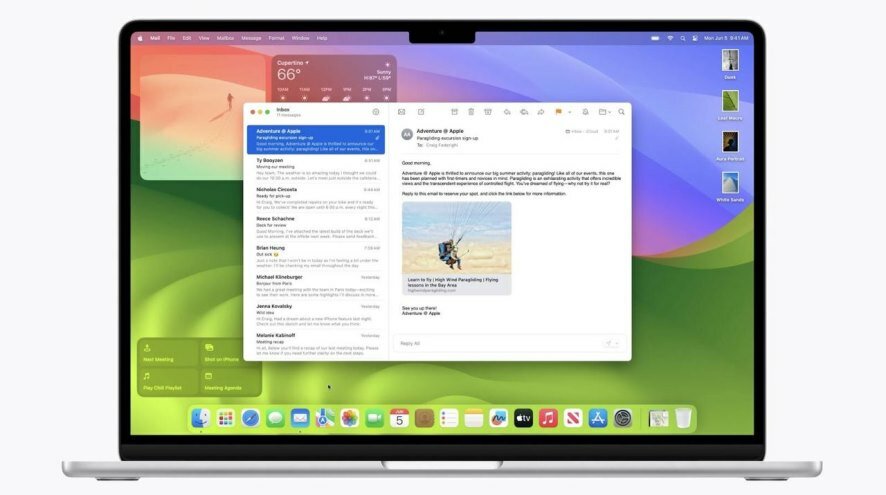 Apple представила новую macOS — Sonoma