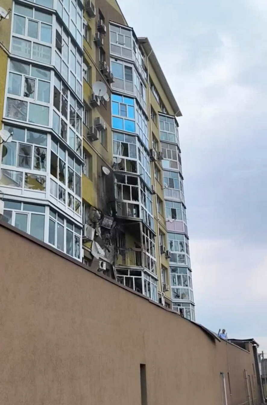 Помещение в доме на улице Белинского в Воронеже, в который сегодня попал беспилотник, было пустым — Гусев