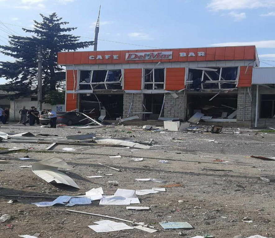 В Баксане в Кабардино-Балкарии произошел взрыв в кафе «Дельмар»