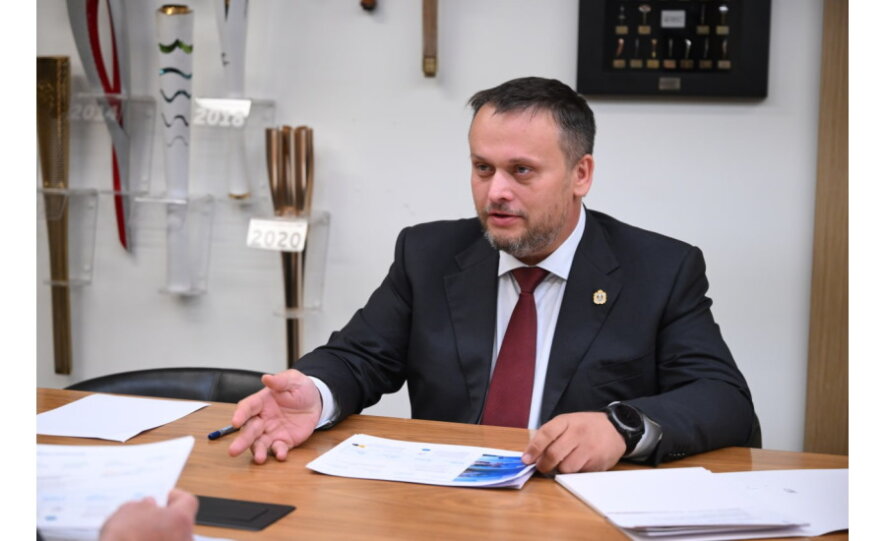 Дмитрий Чернышенко провел рабочую встречу с губернатором Новгородской области Андреем Никитиным