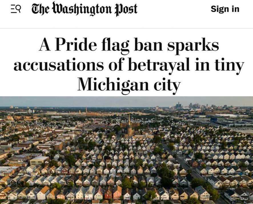 В мичиганском городке Хамтрамк запретили  ЛГБТ-пропаганду