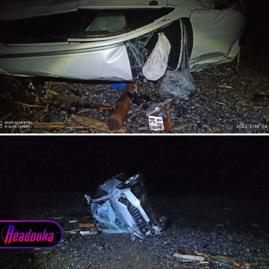 Автомобилист сорвался с обрыва на берегу Охотского моря и выжил — 200 м свободного падения машина не пережила