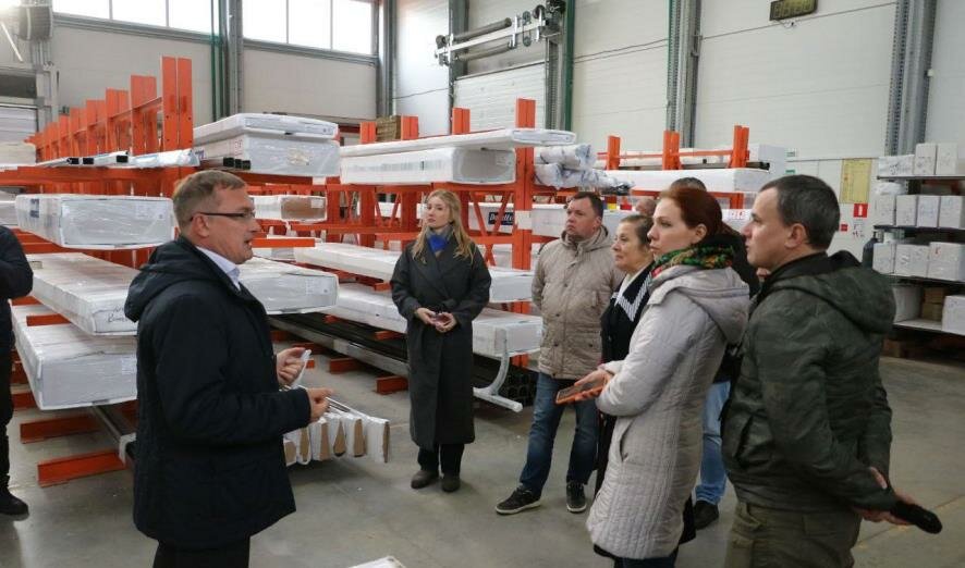 Саратовская делегация побывала на одной из производственных площадок Самарского индустриального парка