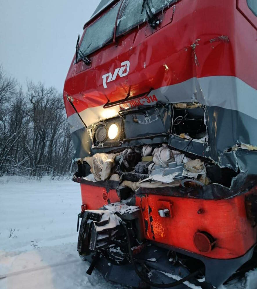 При столкновении поездов в Ульяновской области пострадали более 20 человек
