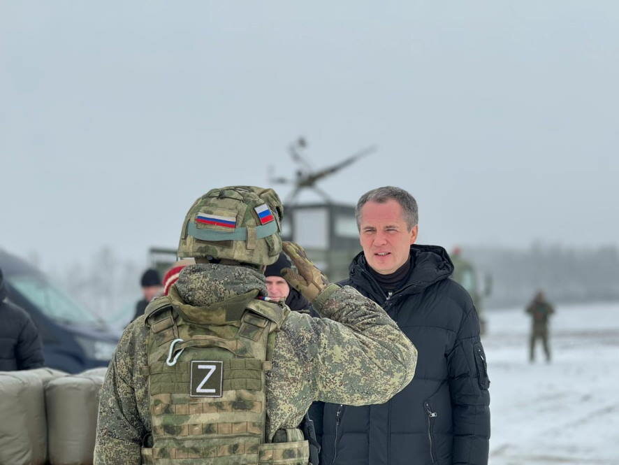 Губернатор Белгородской области поздравил военнослужащих войск ПВО с Днем защитника Отечества