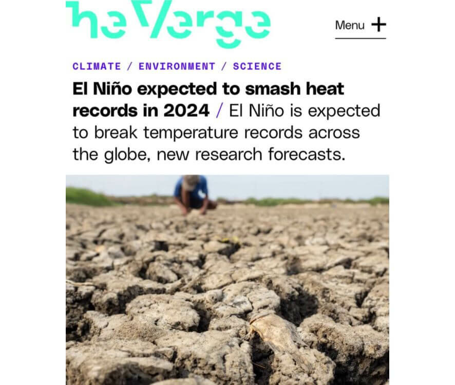 Эль-Ниньо принесет рекордную жару в 2024 году