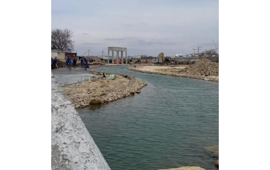 Строители историко-археологического парка «Херсонес Таврический» восстановили русло древней реки Героон