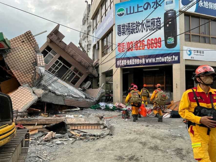 Основное о землетрясениях на Тайване к этой минуте