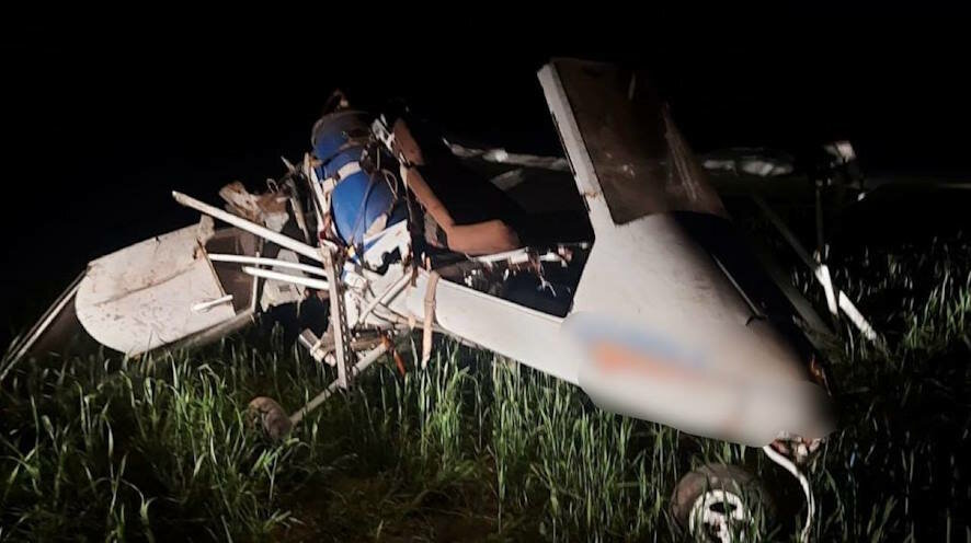 В Саратовской области упал легкомоторный самолет