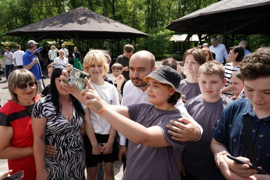 Вячеслав Федорищев посетил детский лагерь