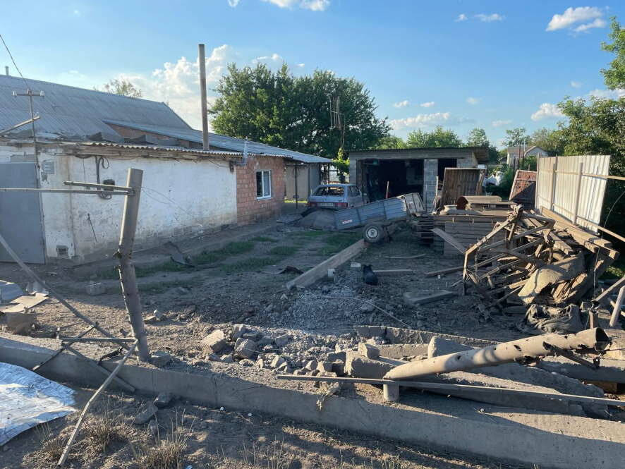 Вечером 9 июня ВСУ ударили по частному сектору города Пологи Запорожской области, погибла женщина