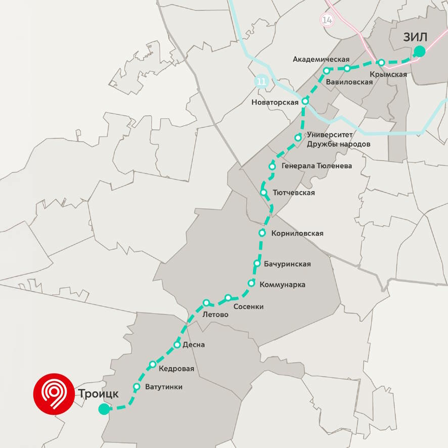 Новую Троицкую линию метро запустят до 2030 года
