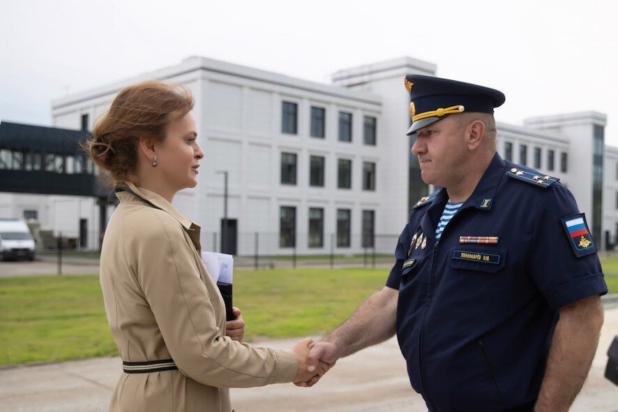 Замминистра обороны РФ Анна Цивилева проверила ход строительства военных медучреждений в Рязани