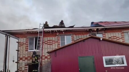 В деревне Лапсары Чувашской республики произошел крупный пожар