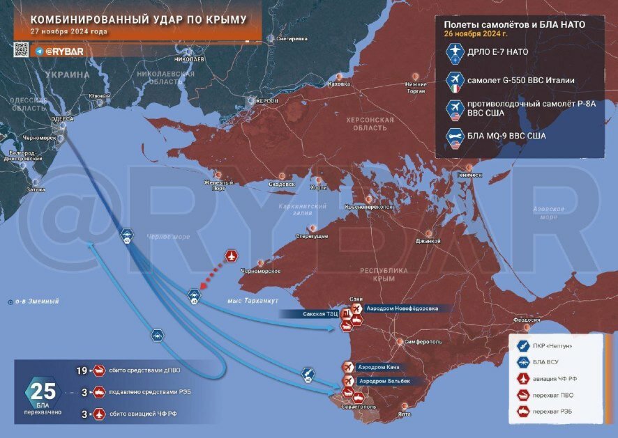 Рыбарь: О комбинированном ударе ВСУ по Крыму и Севастополю