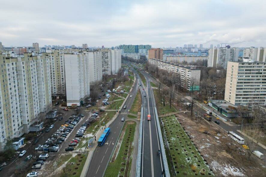 Сергей Собянин: Открыли путепровод через пути МЦД-1 в районе станции Бескудниково