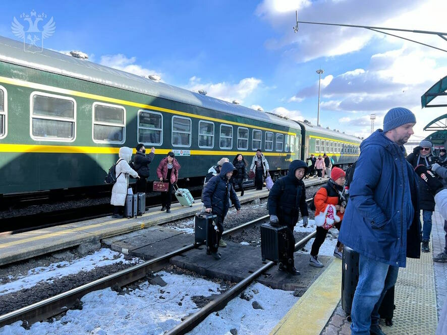 Возобновлено пассажирское сообщение через ж/д пункт пропуска Пограничный на границе с Китаем