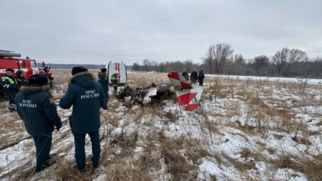 Легкомоторный самолет упал в Нижегородской области
