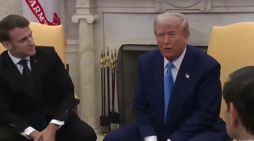 Трамп и Макрон провели пресс-конференцию по итогам встречи