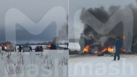 В Ленинградской области произошло падение вертолета
