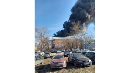 Глава Карелии выехал на место пожара на ОССЗ