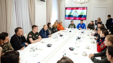 Владимир Путин совершил рабочую поездку в Курскую область