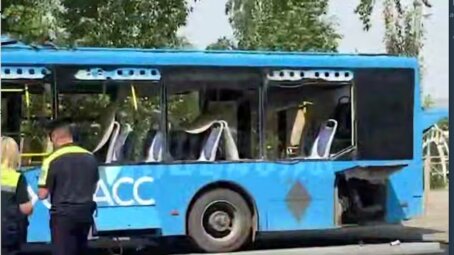 В Кемерово в пассажирском автобусе, полном людей, произошел взрыв газового баллона