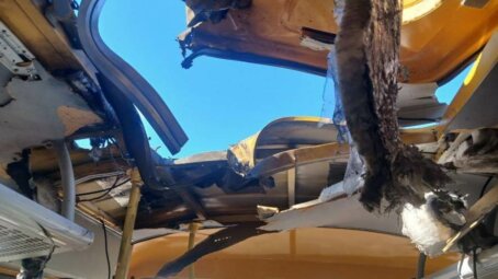 В Запорожской области два школьных автобуса стали целью для БПЛА противника